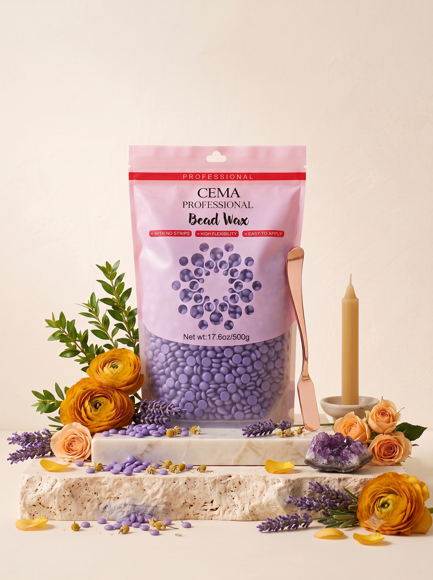 CEMA Professional Bead Wax Blue. ( 500gm )
