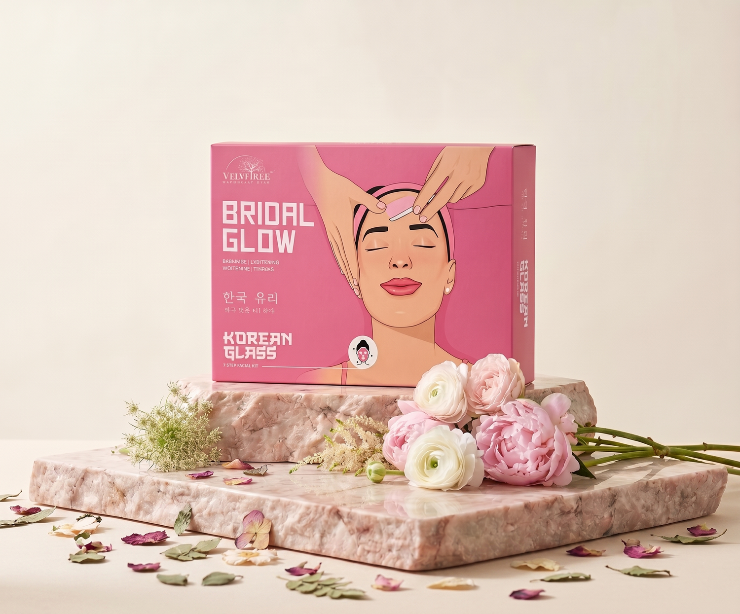 Luxury 7-Step Korean Facial – Bridal Glow