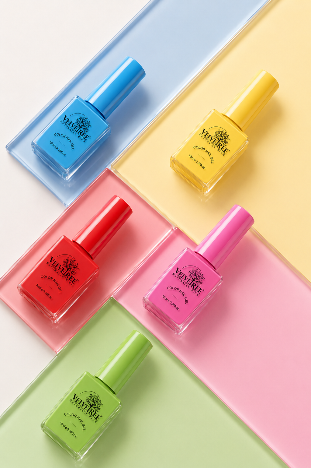 Color Nail Gel Set — CC1 (Brights)