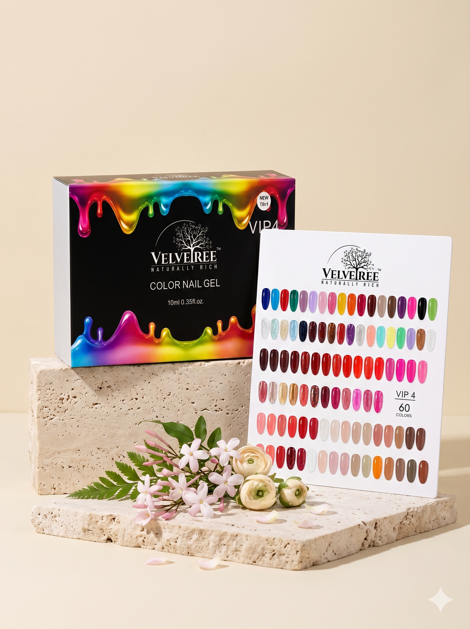 Color Nail Gel Set — VIP4 (60 Colours)