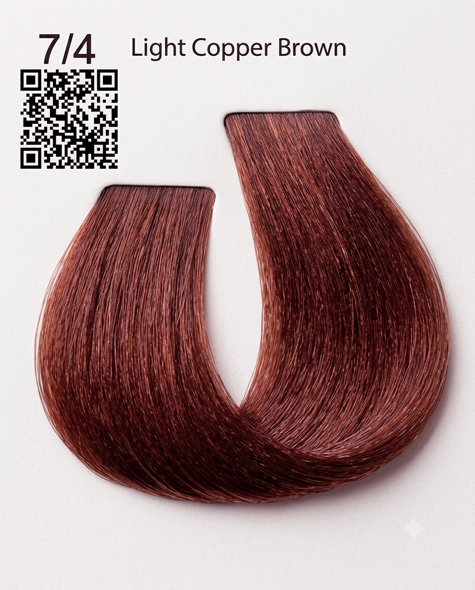 Color Cream — 54 Vibrant Shades Copper Series  Light Copper Brown Color