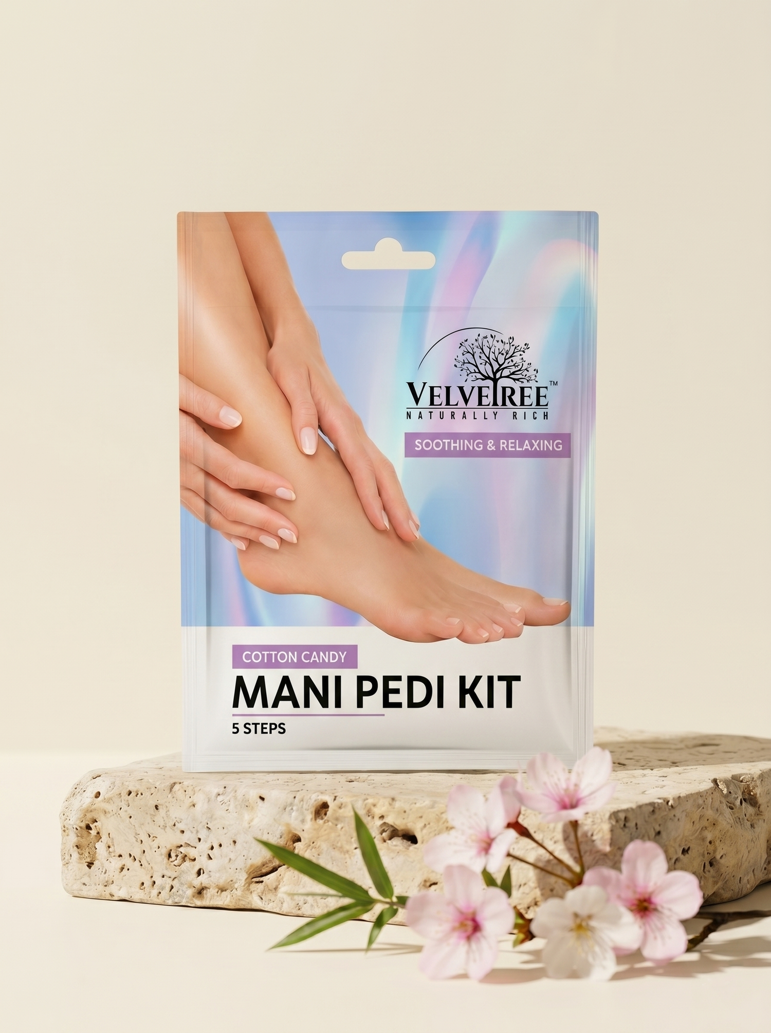 Mani Pedi Kit Cotton Candy — 5 Steps (Soothing & Relaxing)