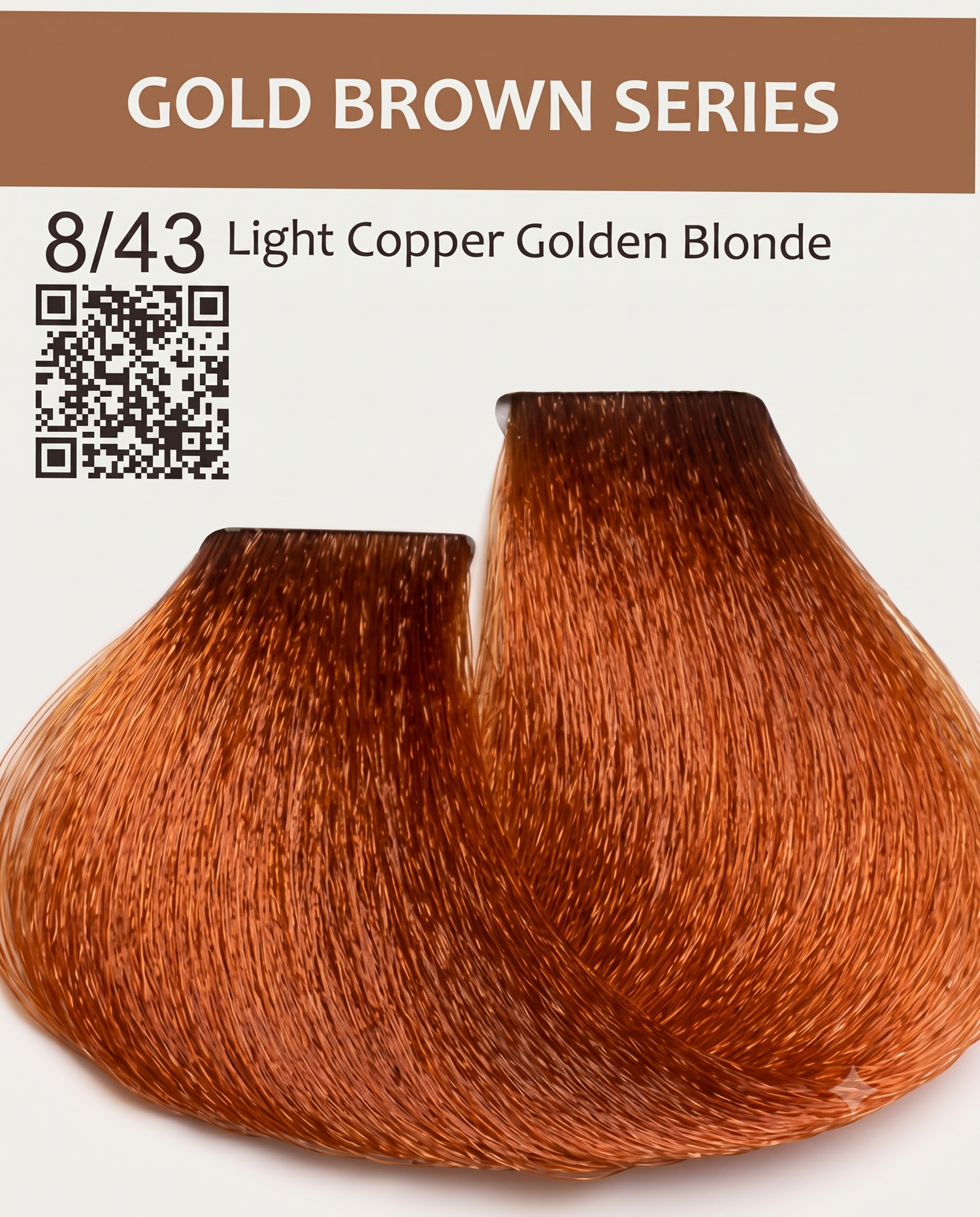 Color Cream — 54 Vibrant Shades Gold Brown Series Light Copper Gold Blonde