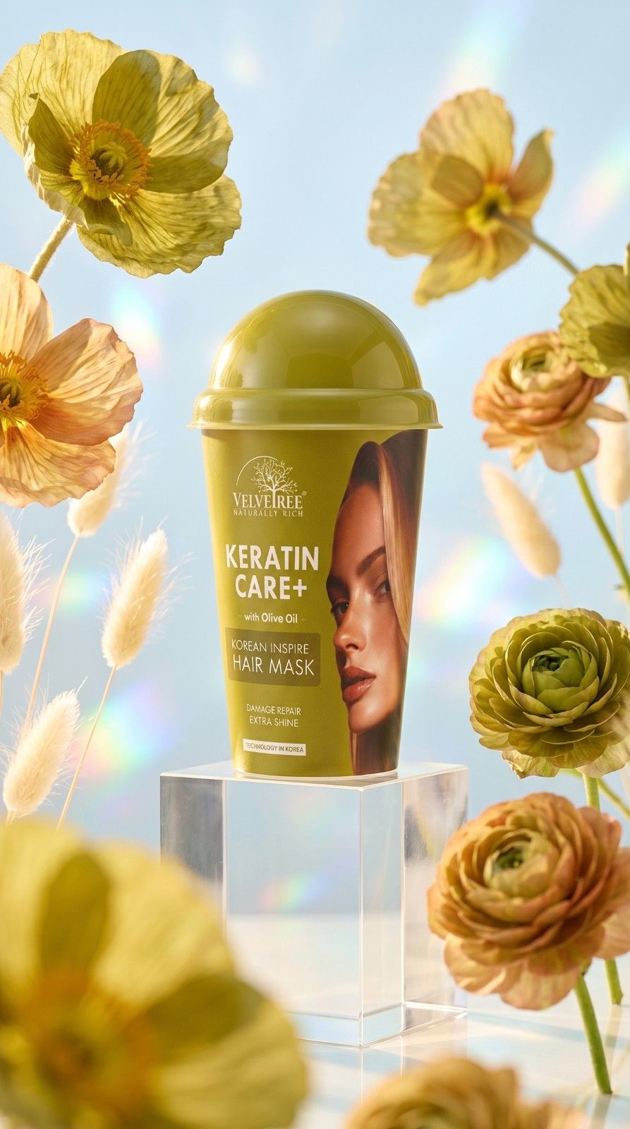 VT Korean Hair Mask (Keratin Care +) | Anti-Aging Strength & Shine
