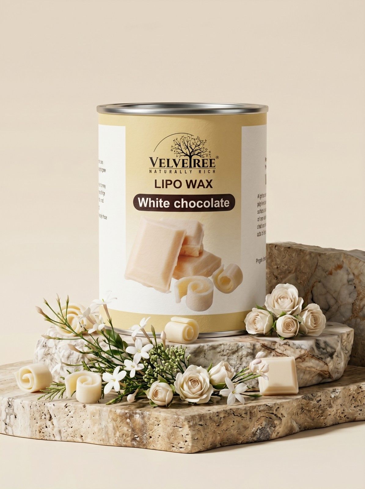 VT Lipo Wax - White Chocolate | Deluxe Crème Wax for Sensitive Skin