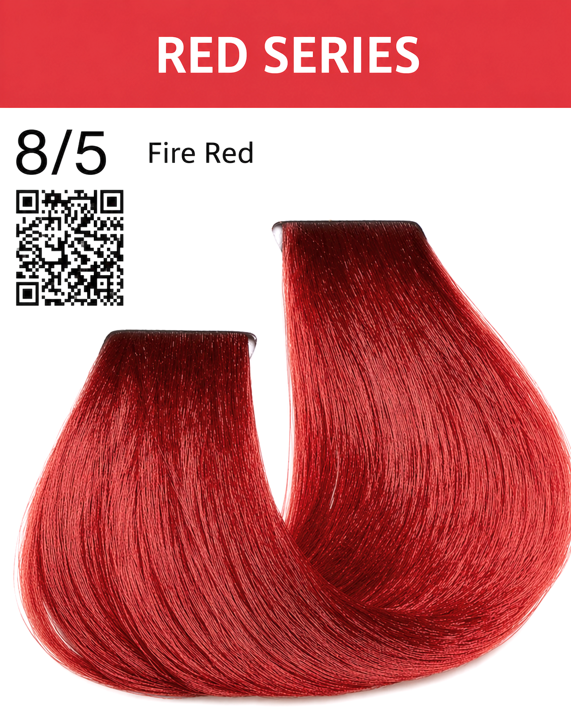 Color Cream — 54 Vibrant Shades Red Series Fire Red Hair