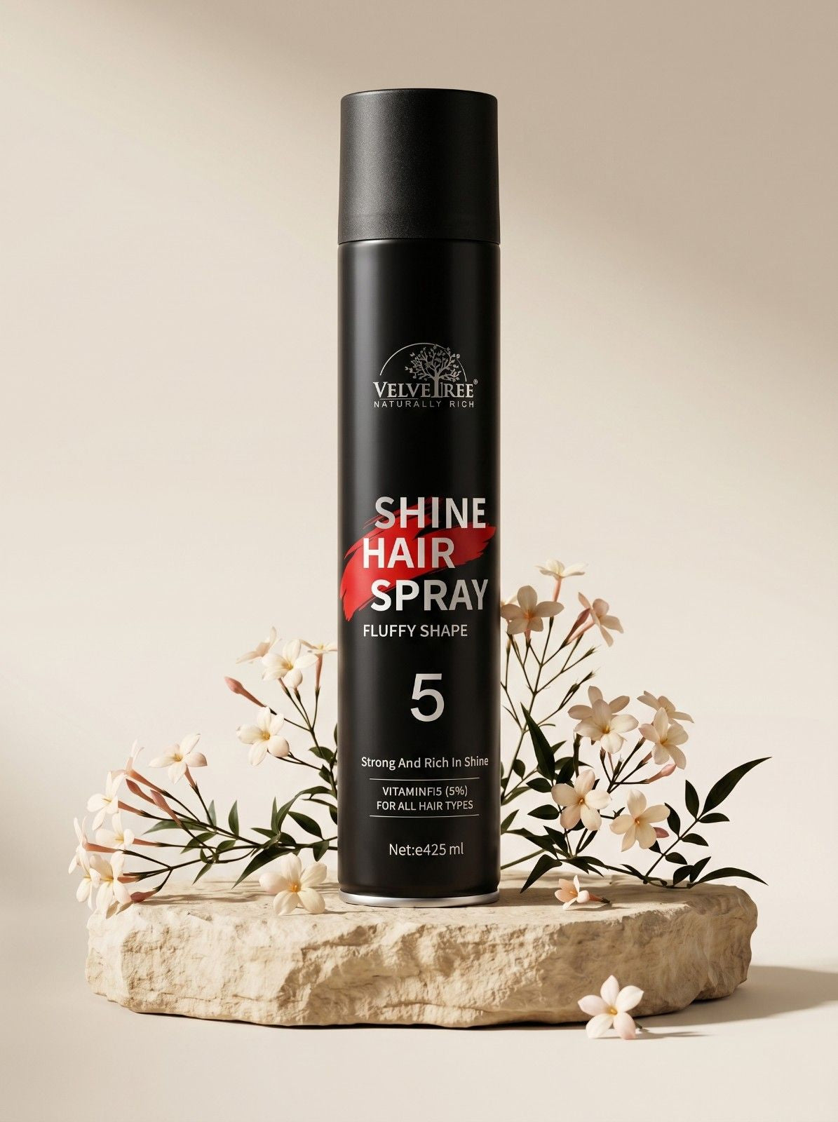 VT Shine Hair Spray with Extra Hold | Natural Finish, Long-Lasting Style