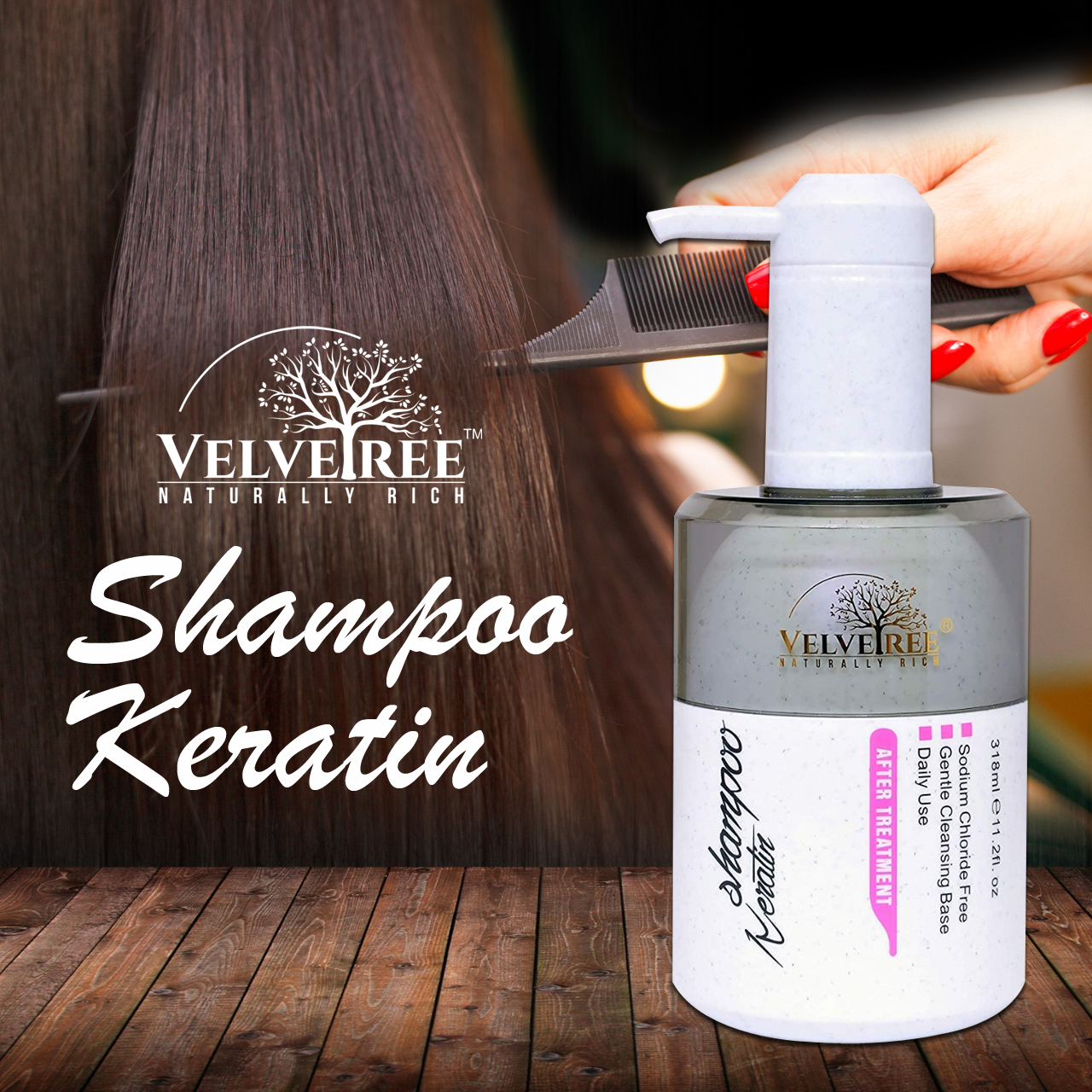 Velvetree Daily Shampoo After-Treatment 318 ml (2)